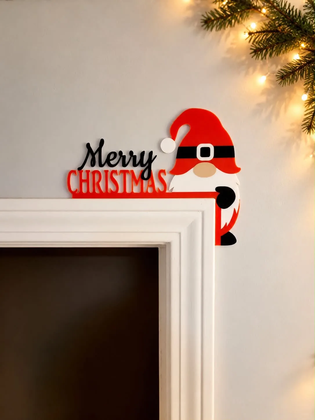 Adorno tu puerta Merry Christmas
